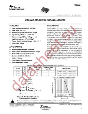 THS4601CD datasheet  